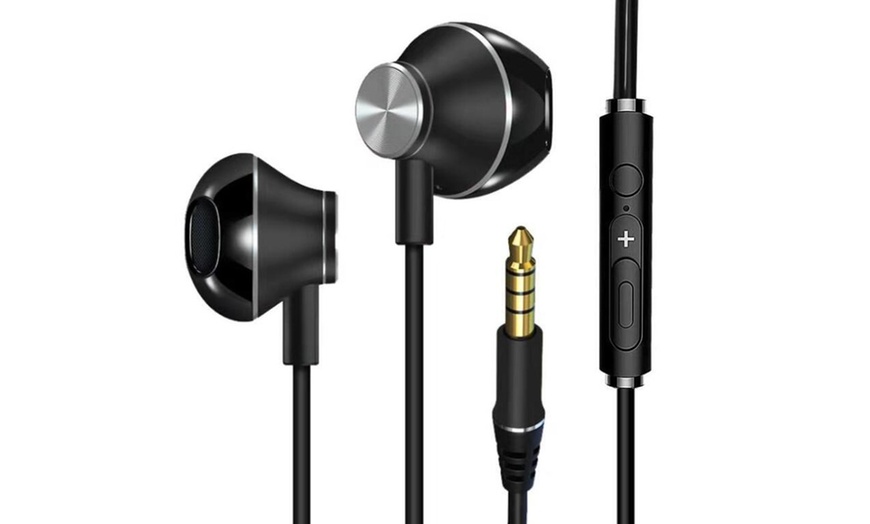 Image 8: In-Ear Earphones with Microphone