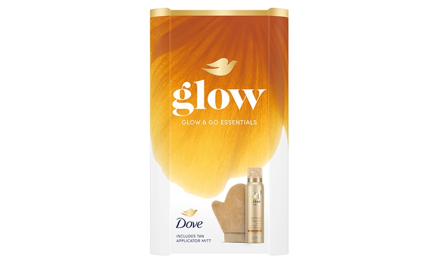 Image 4: Dove Glow & Go Essentials Gift Set Skincare Pamper Kit, 200ml