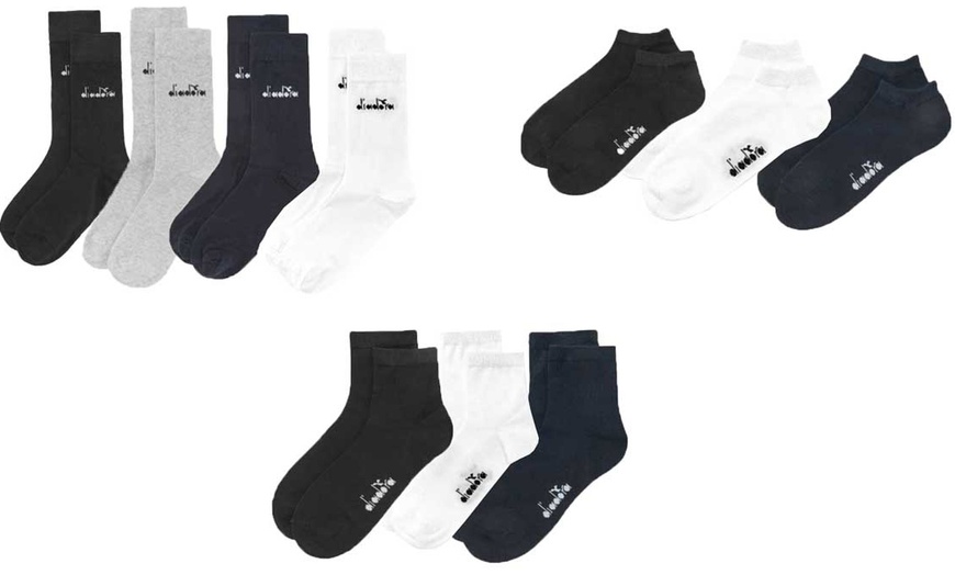 Image 1: Fino a 9 paia di calze in cotone unisex Diadora