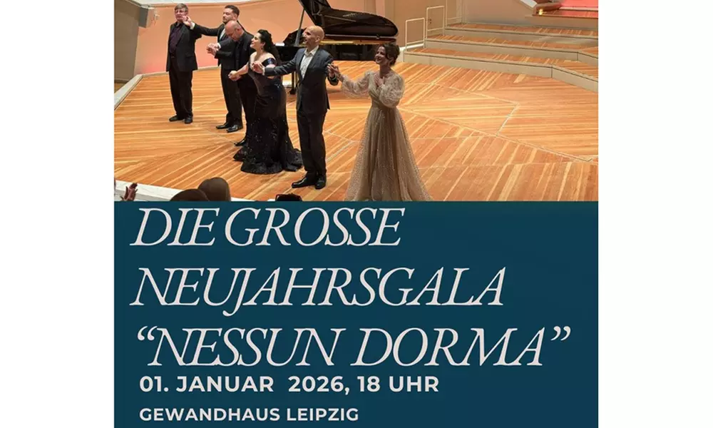 Ticket für die große Neujahrsgala 2026 „Nessun Dorma“ am 01.01.26