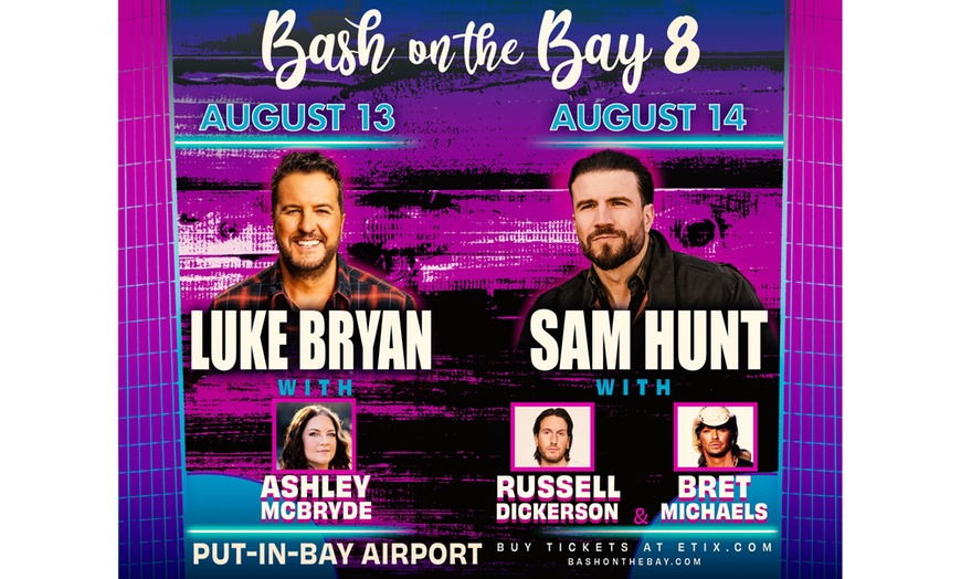 Image 1: Up to 40% Off - Bash on the Bay (Put-in-Bay Airport) Aug 13/14