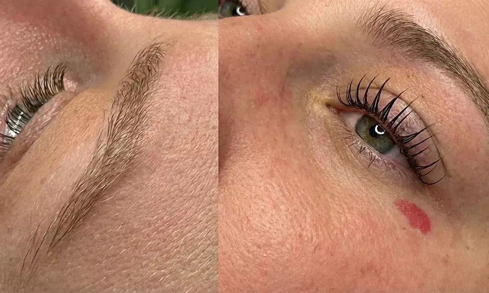 Get a Korean Lash Lift with Optional Tint or Brow Lamination Package