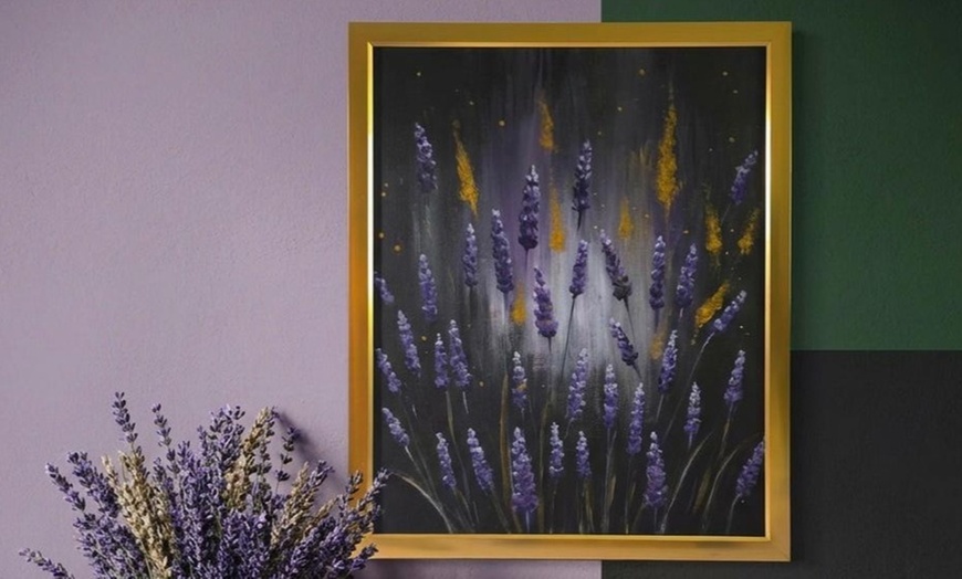 Image 5: Experiencia sensorial arte y lavanda: pintura emocional y cata