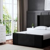 Image 7: DS Living Elara Winged Panel Bed With Ottoman Gas Lift