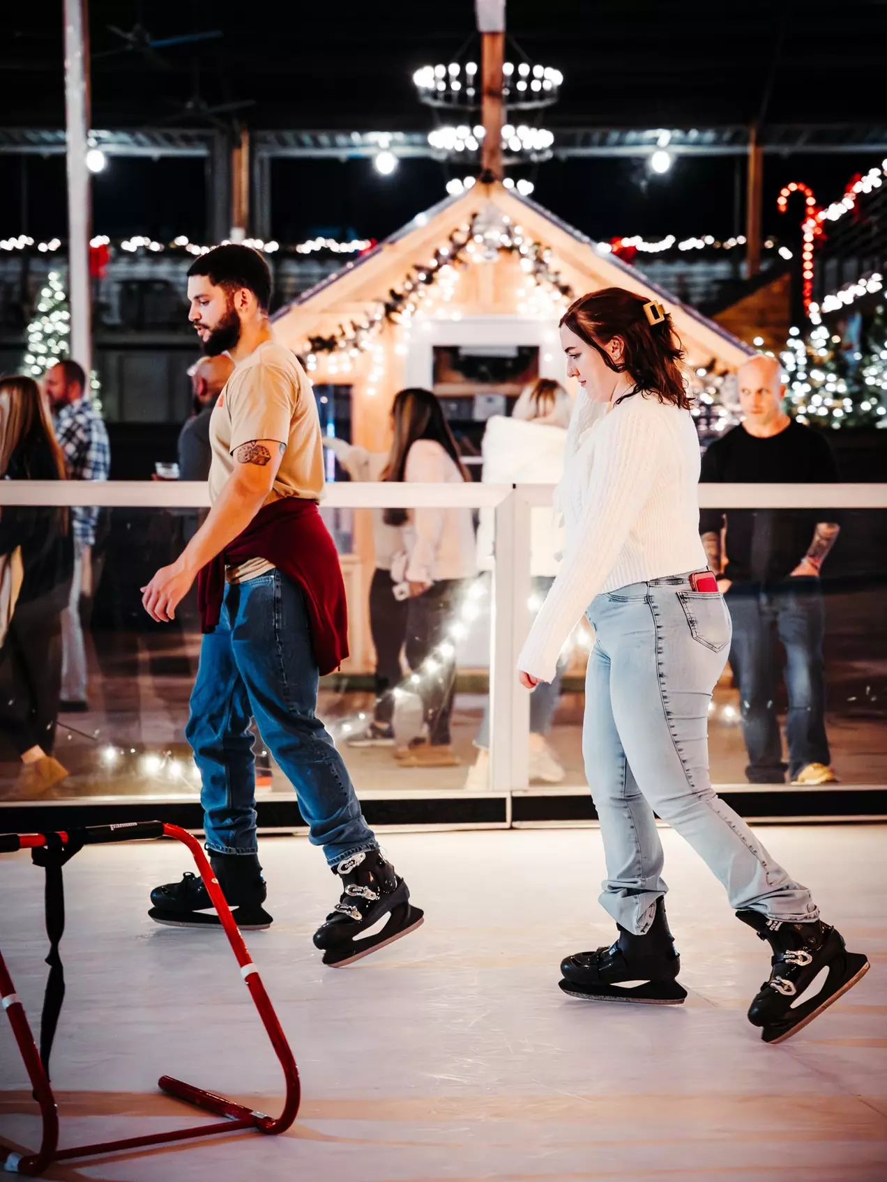 Outdoor Ice Skating with Skates & Family Fun at Conex RVA