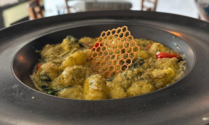 Image 4: Two-Course Meal for 2, 3, or 4 People with Optional Bottle of Wine