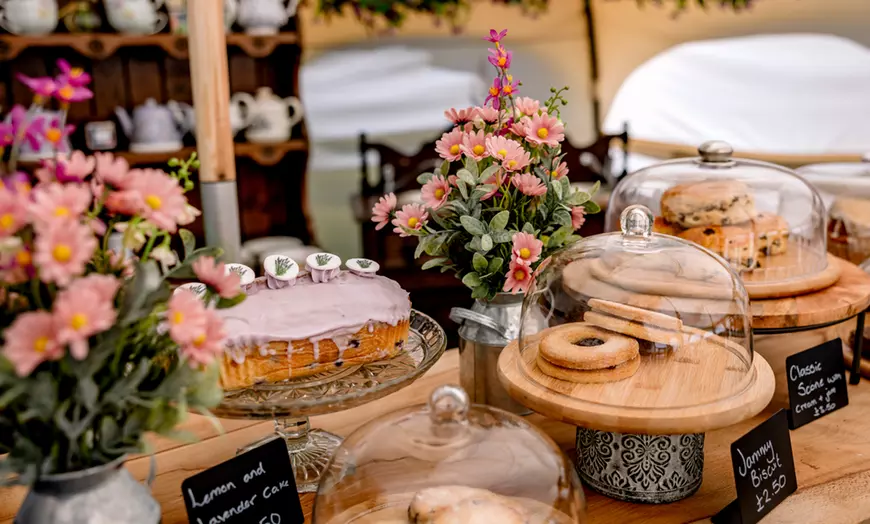 Image 7: Wildflower Meadow Afternoon Tea for Two or Four – Relax & Unwind at Finchingfield Lavender Field! (Up to 45% Off)
