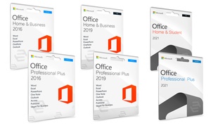 Official Microsoft Office 2016, 2019 or 2021 from Softwerk