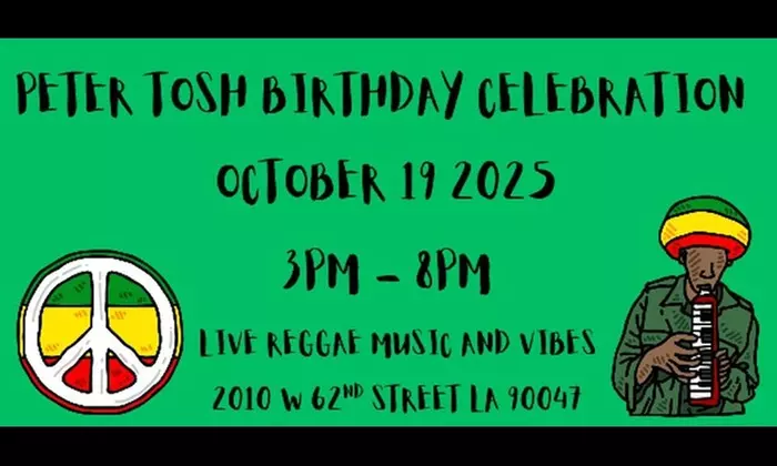 LIVE Reggae Concert and Celebration! on October 19 at 3:00 p.m. - Primary Image