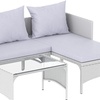 Image 3: Three Piece Outdoor Furniture Set With Table 