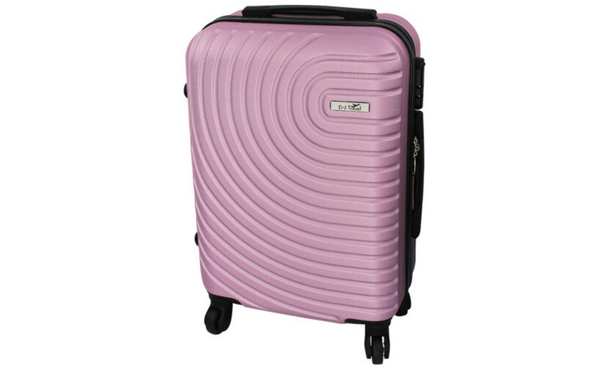 Image 10: 18'' Cabin Suitcase - ABS Hard Shell, Spinner Wheels, Lock