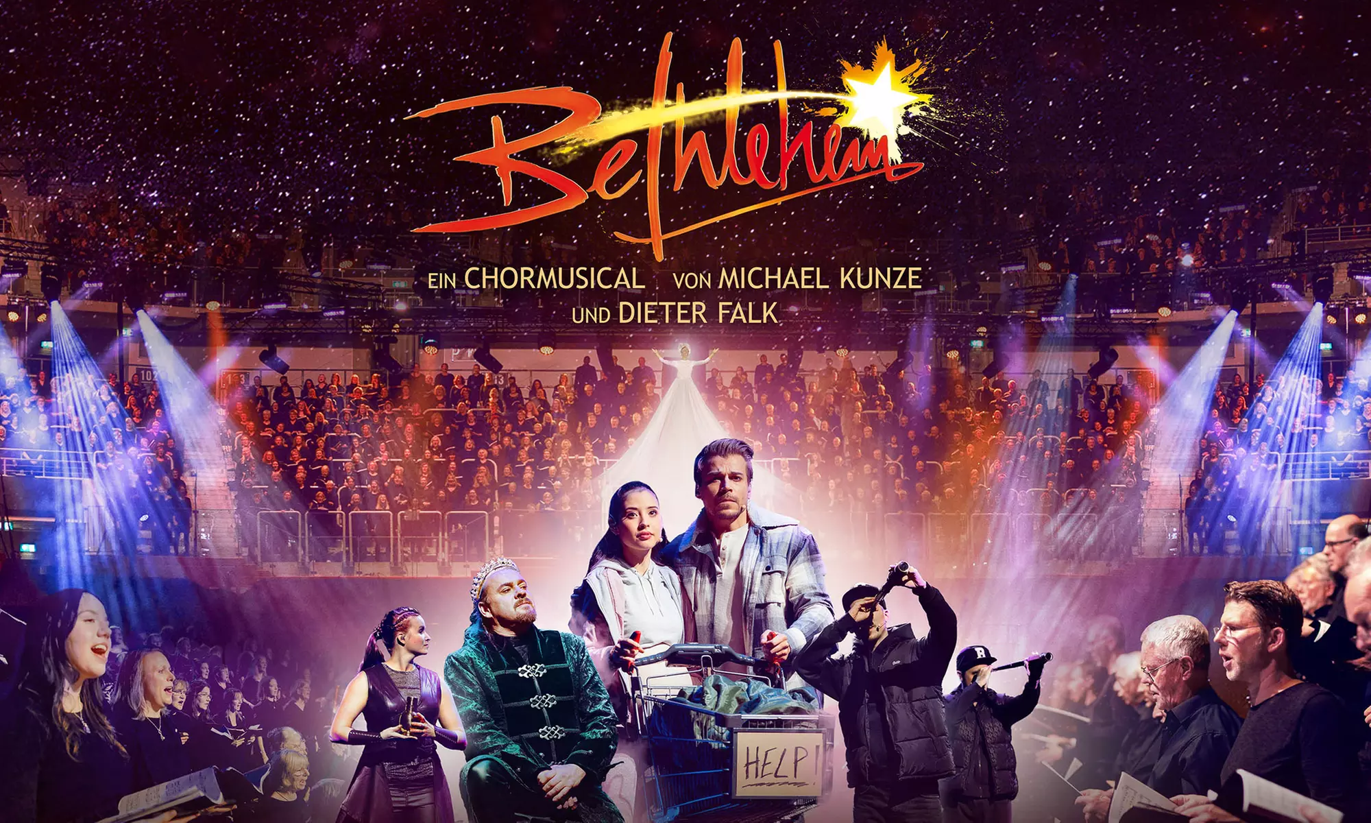 Ticket: Chormusical „Bethlehem“ im Dezember in Hamburg / Braunschweig
