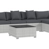 Image 3: Outsunny Rattan-Effect Sofa Set, with a Coffee Table