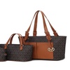 Image 11: Havenly Vegan Leather Tote Set - Stylish & Functional