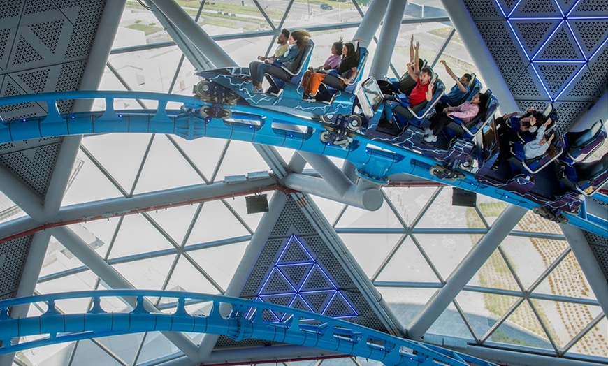 Image 1: Feel the Thrill of World's Fastest Vertical Launch Rollercoaster!