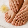 Image 1: Pamper with 1, Sessions Gloss & Go Signature Gel Manicure + Classic Solo Revival Pedicure (Up to 56%Off)