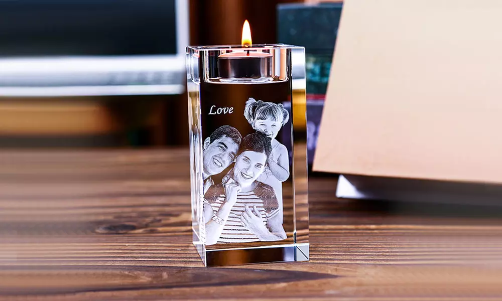 Custom Crystal Candle Holder