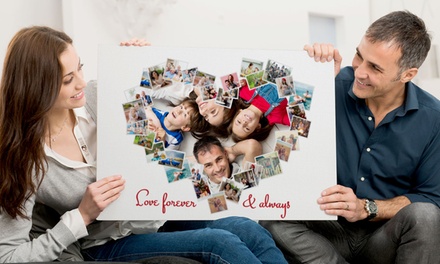 One | 20'' x 16'' Custom Premium Gallery Canvas | Free Hanging Kit | Shipping Not Included - Printerpix