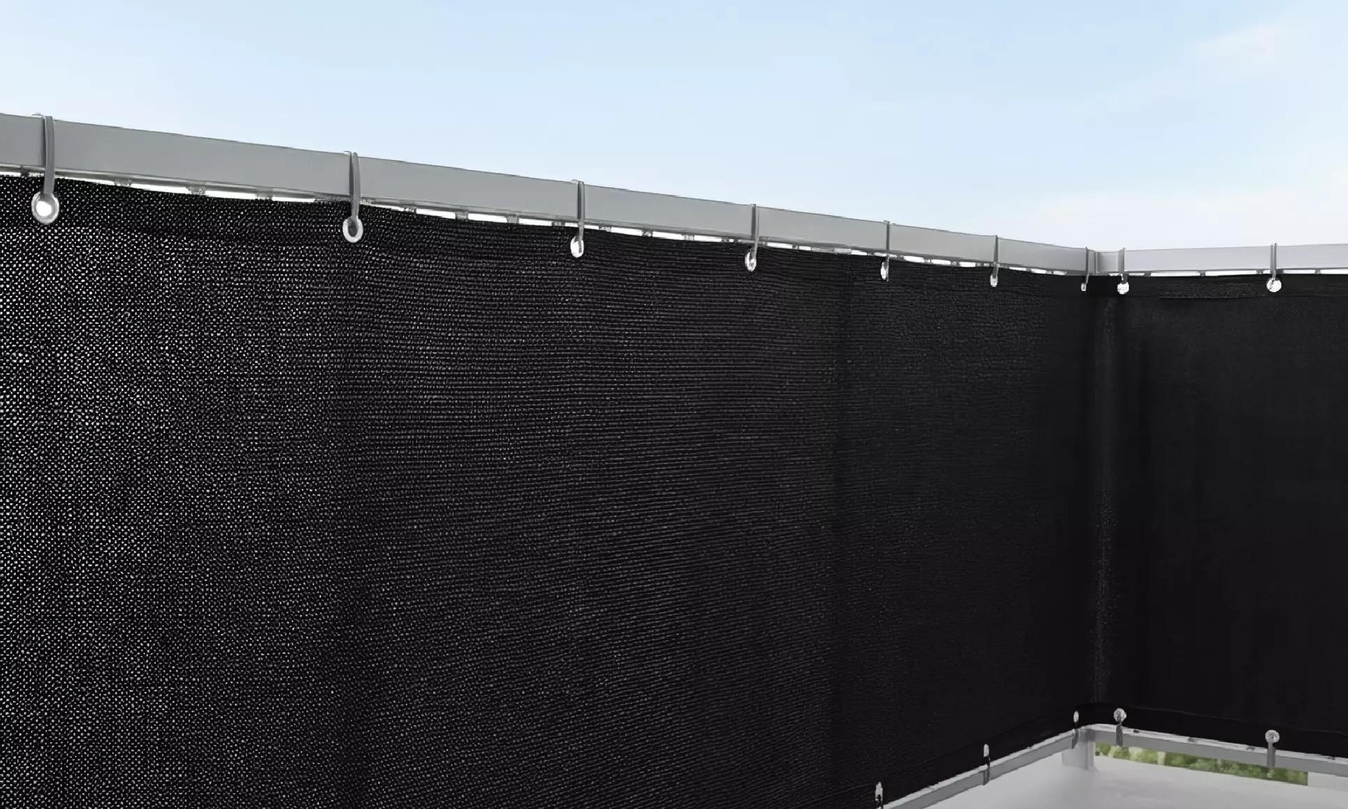 Lona protectora para balcones, terrazas y barandillas