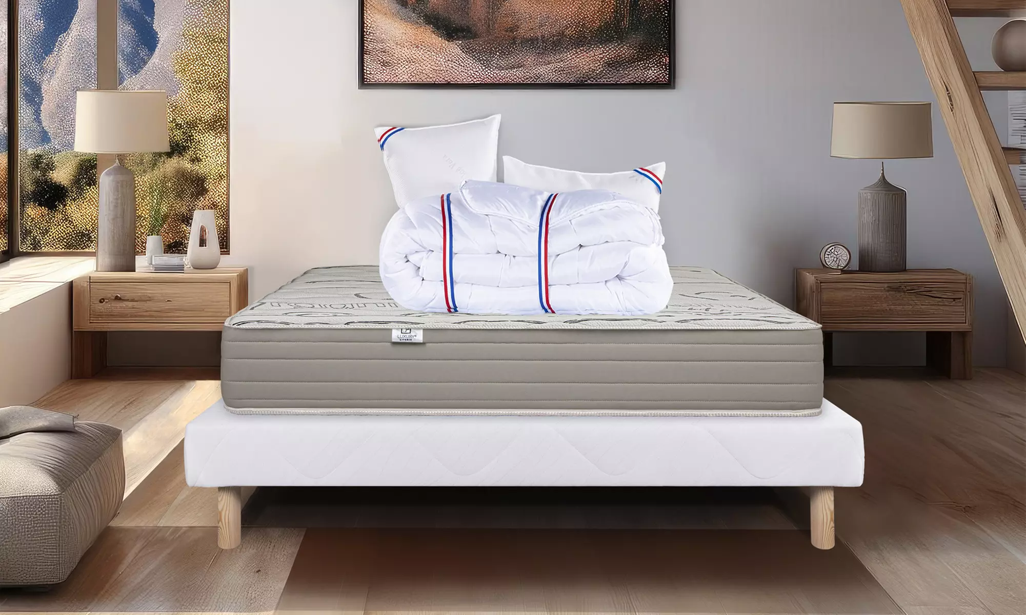 Matelas 24 cm ''ORGANIC Cotton'' de Luxury Literie