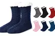 ItBelongs2U Women's Winter Fuzzy Fleece-Lined Non-Slip Socks - Second Medium