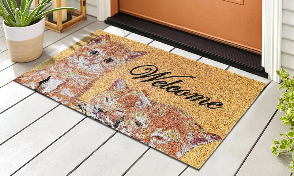 Zerbino in cocco con retro antiscivolo