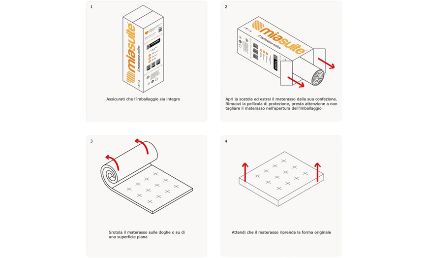 Image 5: Materasso Memory Foam Alto 30 cm - Sfoderabile, Bayscent | Cabrio