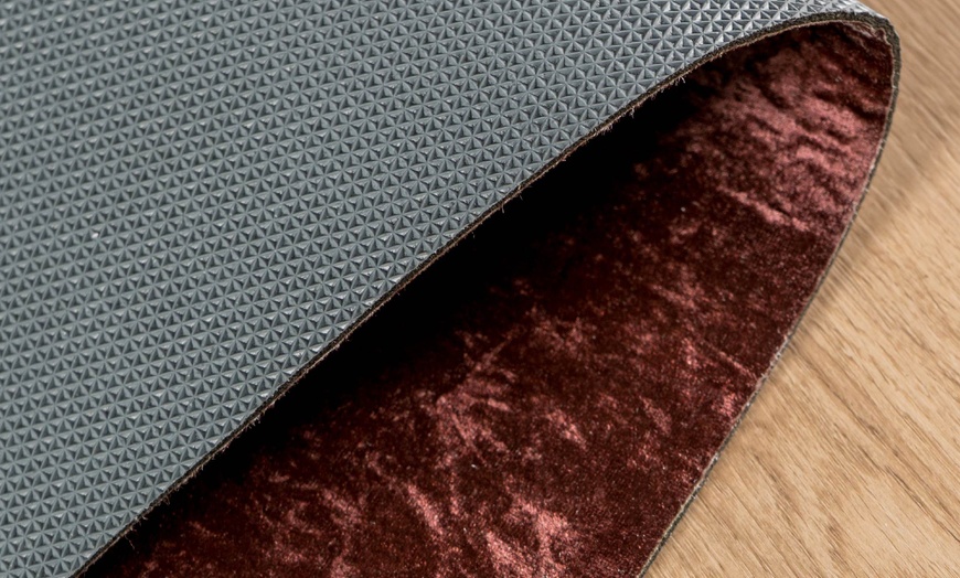 Image 5: Teppichläufer in Samt-Optik