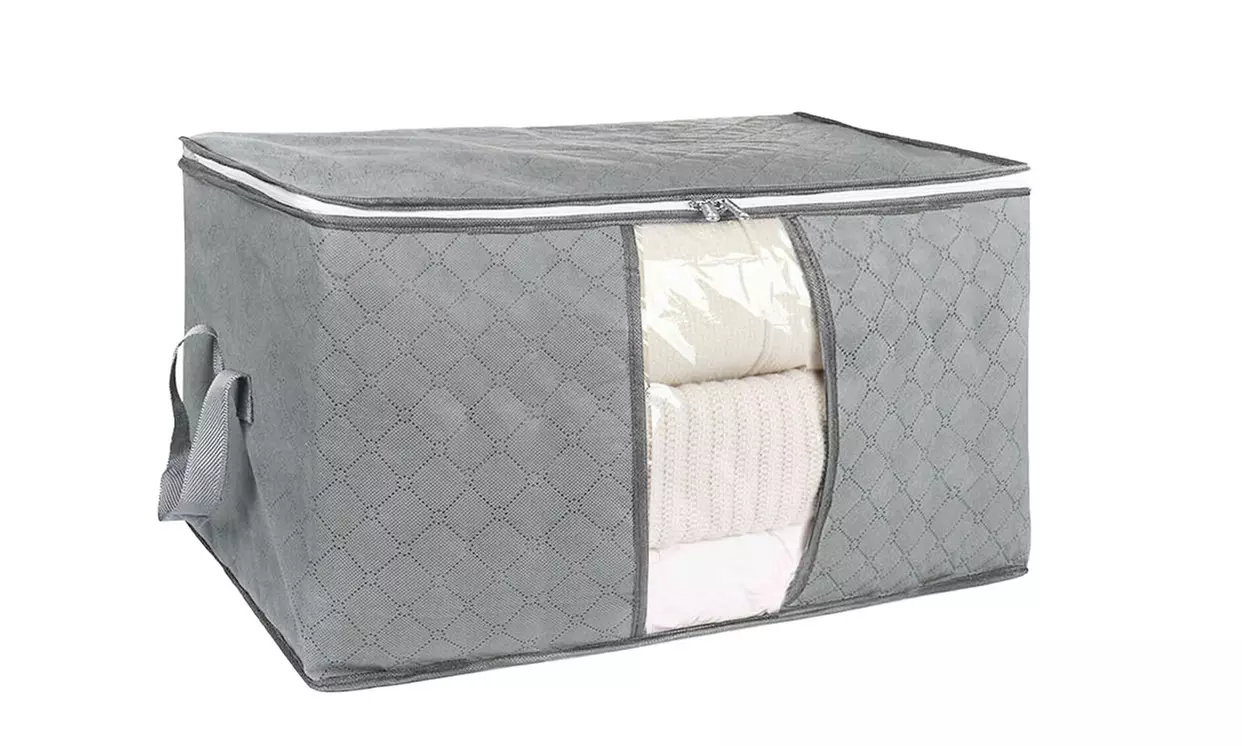 Non-Woven Clothes Storage Under-Bed Bins Foldable Closet Organizer Containers