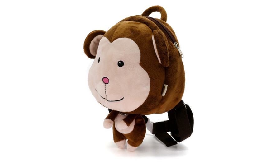 Image 10: Animal-Themed Backpack with Detachable Tether