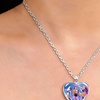 Image 4: KPop Demon Hunters Heart Pendant Necklace, Stylish Anime-Inspired Design in Three Colours
