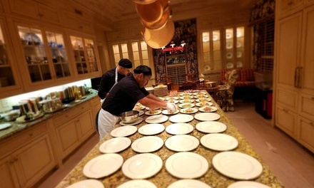 1 Starter + 2 Main Dishes + 1 Desserts + 2 Drinks for 2 people - J and S Cuisine and Catering LLC