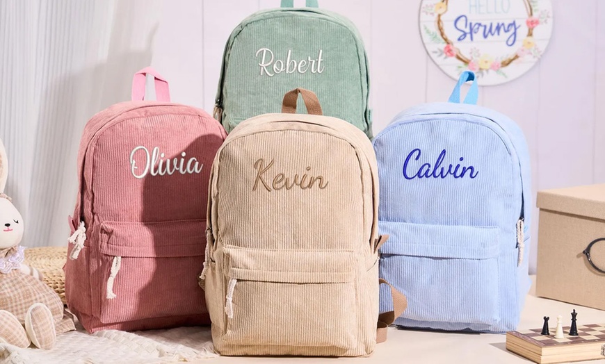 Image 4: Custom Embroidery Backpack