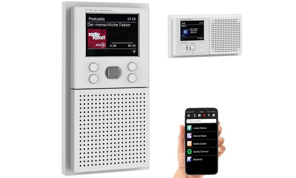 VR Radio WLAN Flush-Mounted Radio with Bluetooth | Groupon