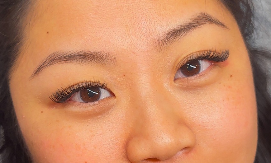 Image 3: Premium Mink, Cashmere Individual or Luxe Hybrid Set Lash Extensions