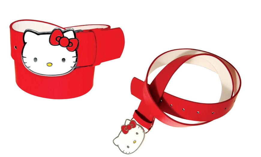 Image 5: Hello Kitty PU Leather Belt