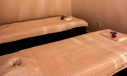 One 50-Minute Deluxe Body Massage with Hot Towel and Hot Stone Treatment - Moon Spa