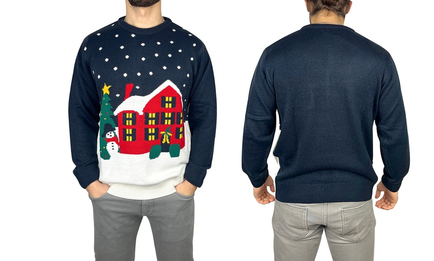 Image 5: Unisex-Pullover mit weihnachtlichem Motiv