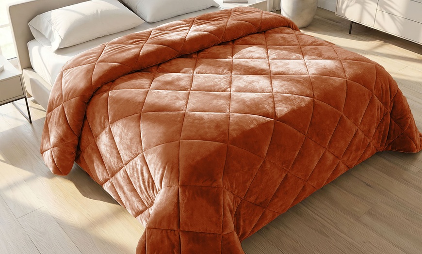 Image 16: Trapunta in velluto Irina