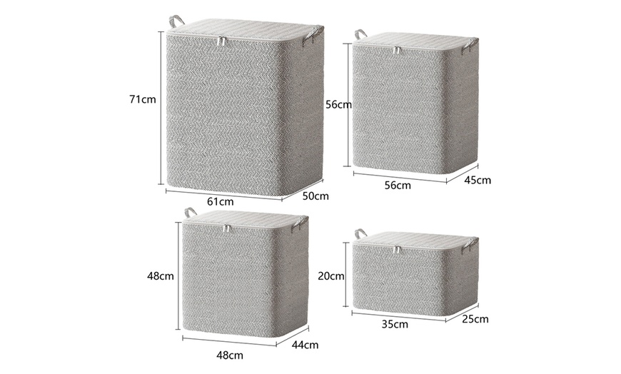 Image 6: Pack of Four Folding Storage Bags