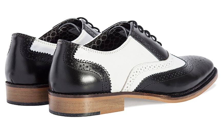 Image 4: Two Tone Leather Oxford Brogues