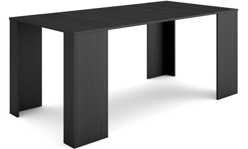 Image 8: Extendable Console Table for 8 Diners