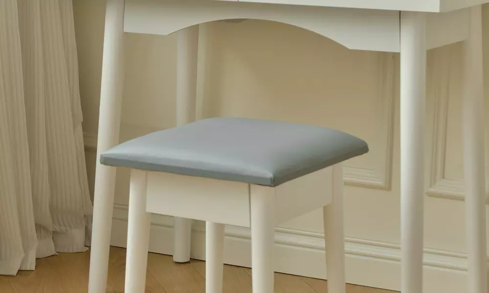 Home Deluxe Schminktisch mit Spiegel und LED-Beleuchtung „Miranda“