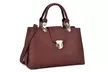 MMK Collection Satchel Handbag with Front Flip Closure - Second Medium
