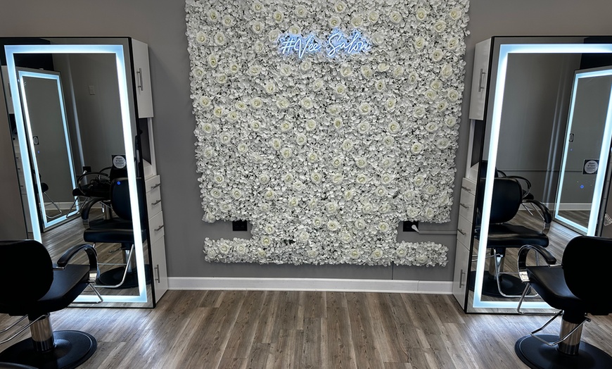 Image 5: Partial or Full Highlight Package with Haircut, Blow Dry, and Styling