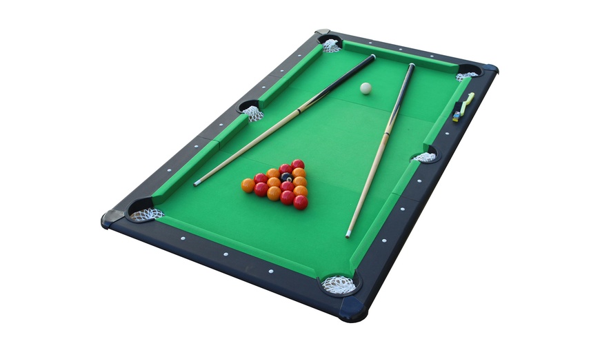 Image 3: Tavolo da biliardo modulare a 3 pannelli con accessori inclusi