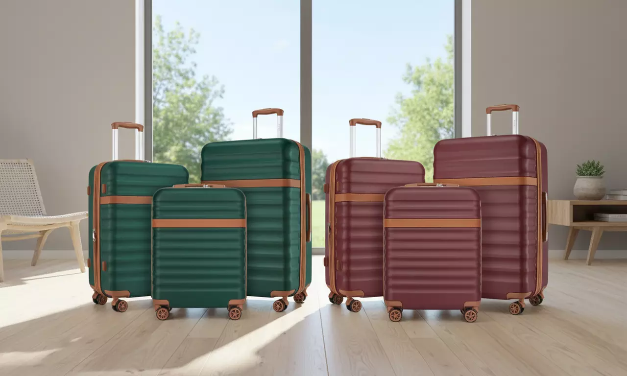 Valise rigide en ABS et PC avec poignée télescopique, dimensions et colories au choix, livraison offerte - Primary Image