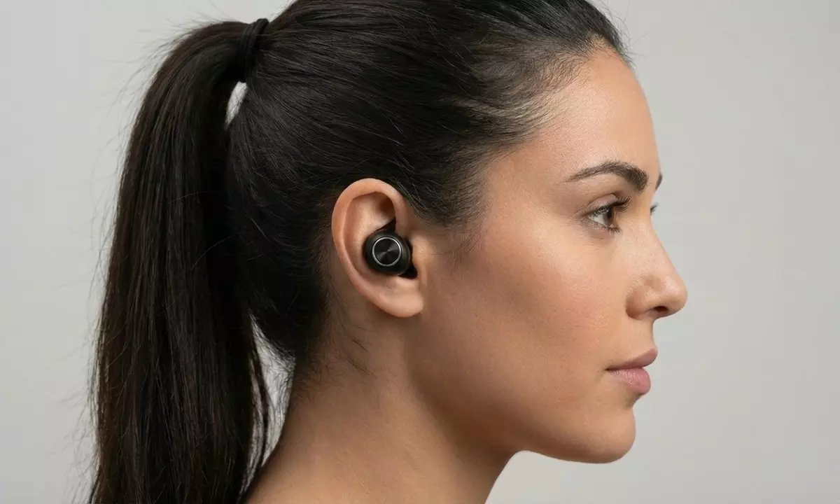 ENC Wireless 5.49 Bluetooth Earbuds - LED Power Display Charging Case, Noise Reduction Mic