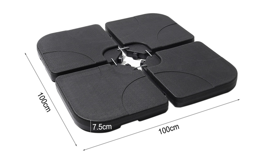 Image 10: Fillable Umbrella Base for a Cantilever Parasol