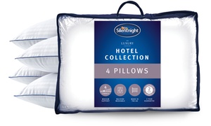 Two or Four Silentnight Hotel Collection Piped Pillows